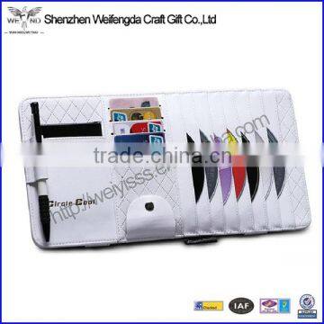 Top Grade Factory Car Visor Cute CD Wallet With Card Slots