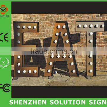 direct factory of vintage turbo lights letters