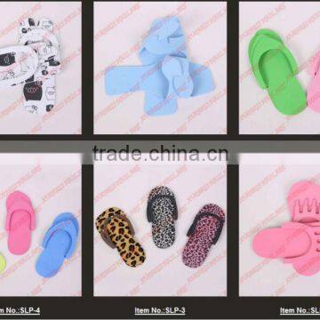 SLP-16/14/15, cheap pink disposable pedicure slippers/pedicure slipper and toe separator /pedicure slippers for wholesale                        
                                                Quality Choice