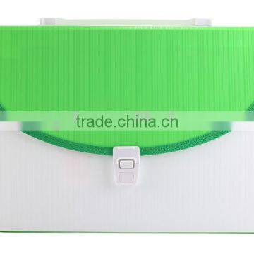 Stationery Office Use A4/FC Colorful Transparent Plastic Wallet PP Folding Plastic Wallet photo-2