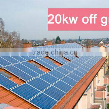 High Efficiency and Good Quality 20KW solar power system for home use , Industrial use , hospital or school use                        
                                                Quality Choice