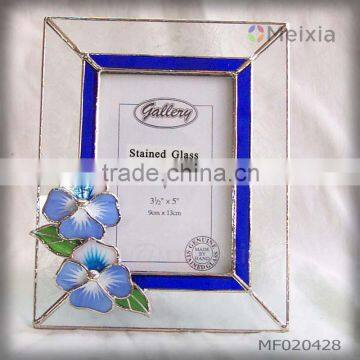 MF020428 tiffany stained glass picture frame wholesale for home decoration item