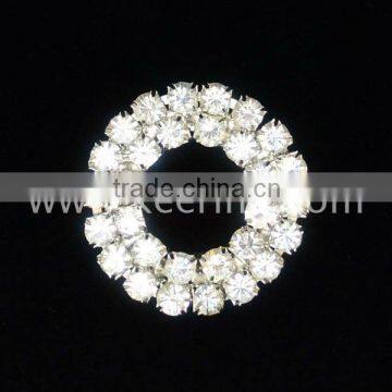 Two row rhinestone buckle(WCK-573)