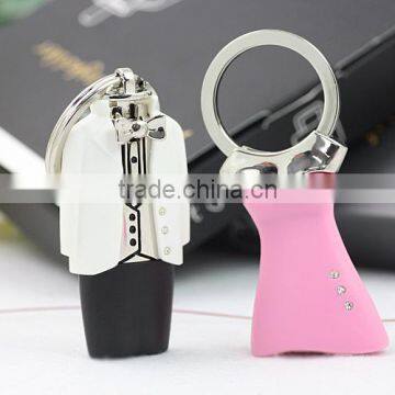 Wedding GiFT Evening Dress Key Chains with gift box