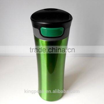 400ml New Design Stainless Steel Travel Mug With Easy-Clean Lid &Auto Mug Car Mug&Portable Vacuum Thermos Mug *office Desk Mug photo-2