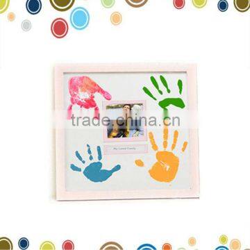 1 month baby birthday gifts Famliy ink handprint kit