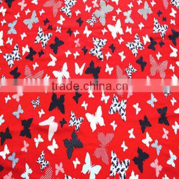 Butterfly Recycle Print Polyester Spandex Swimwear Fabric