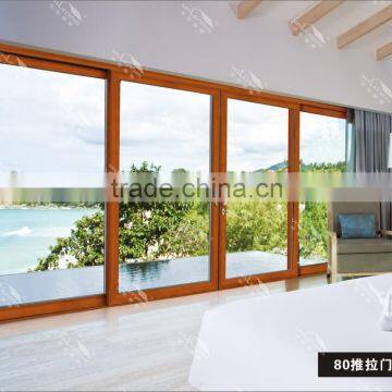 Very Popular in the 2015 Aluminum Sliding Door of Glass of Two Rail/three Rail photo-4