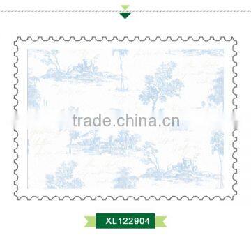 on Trend Non Woven Wallpaper, Navy Blue Country Tree Wall Decor for Exterior , Best Wall Decor Sample photo-3