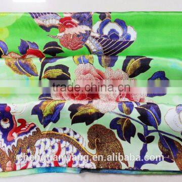 Factory Direct Custom Digital Printed Silk Scarf photo-5