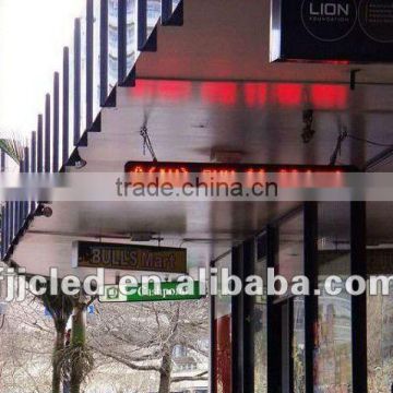 RED multi line scrolling electronic message led sign