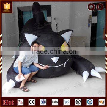 Customized halloween decoration inflatable black cat