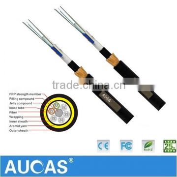 ADSS All-Dielectric Self-Supporting Aerial ADSS Fiber Optic Cable With 100m 200m Span Aucas Brand