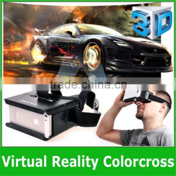 Colorcross oculus rift Plastic 3D Glasses google cardboard Vr Virtual Reality Headset for 3D movie video games