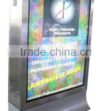 led flashing light box for advertising with digital printing