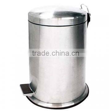 dustbin for school galvanised pedal waste bin