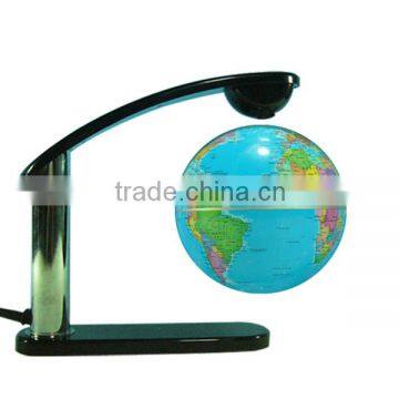 Acrylic magnetic floating rotating globe display rack