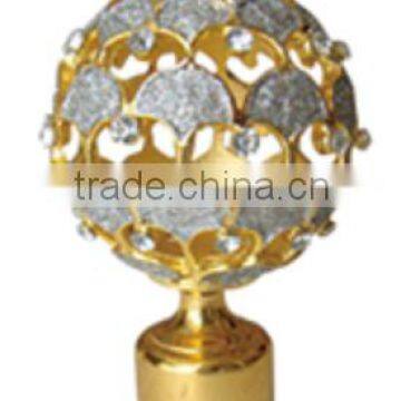 Metal Drapery Curtain Rod Finial photo-3