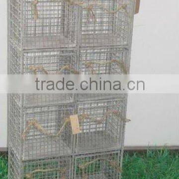 8-drawer wall metal wire rack shelf storage cube