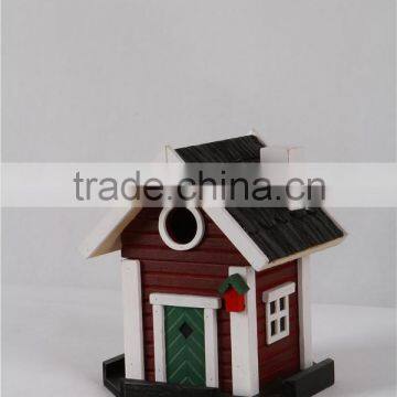 pet wooden birdhouse, brief design hanging decorative birdroost