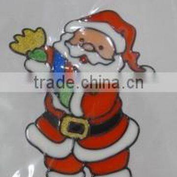 Hot-selling Waterproof Santa Sticker,Christmas Wall Sticker photo-2