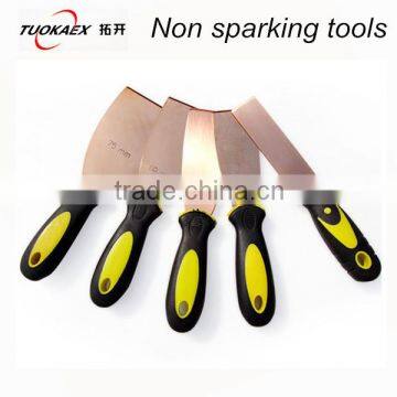 Beryllium copper putty knives sparkless putty knife