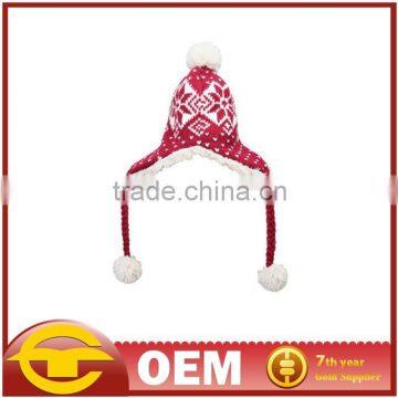 New fashion warm acrylic knitting hat made in China OEM