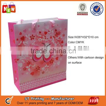 Popular paper gift bag without handle