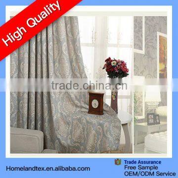 New luxury curtain high quality fashion jacquard curtain curtain for Living Room