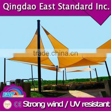 backyard waterproof sail shade with stainless steel hardware