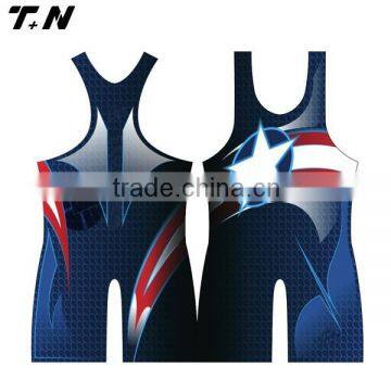 Men's custom design wrestling singlet