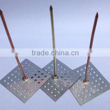 Copper/ Brass Plated Insulation Stick Pins With Plastic Cap& Washer photo-6
