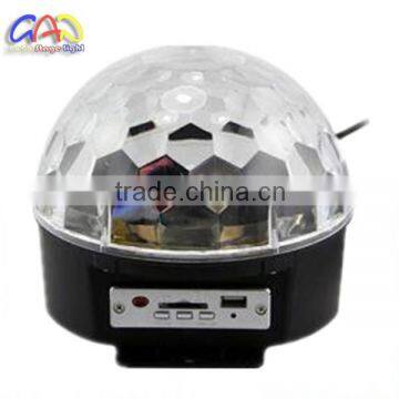 6 Color/3Color Disco DJ Stage Lighting Sound LED RGB/RGBWY Crystal Magic Ball Effect Light photo-2