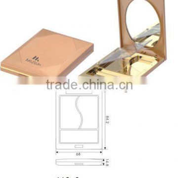 plastic eyeshadow box with cosmetic mirror