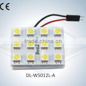 Auto Light Dome Lamp 12SMD 5050 led with CE