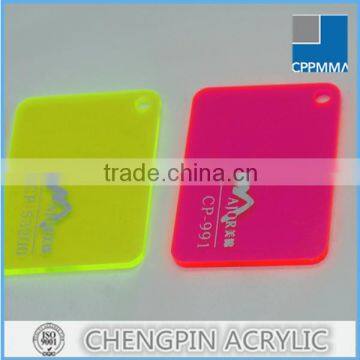 different color fluorescent acrylic sheet