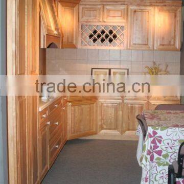 Solid wood kitchen cabinet