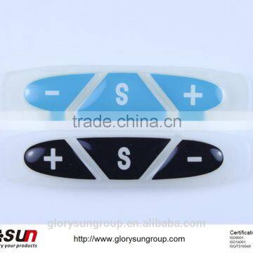 High Quality epoxy coated durable conductive silicone rubber keypad