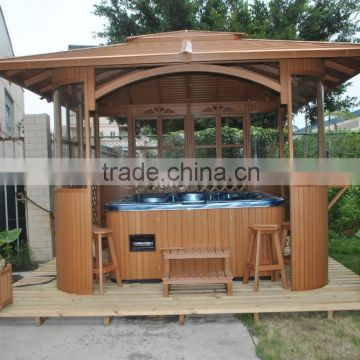 Hot new product durable wooden garden outdoor gazebo / gazebo customized