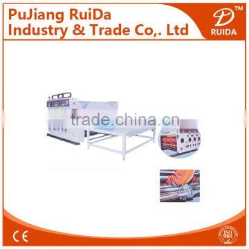 RD-C corrugated carton semi-auto printing and slotting machine