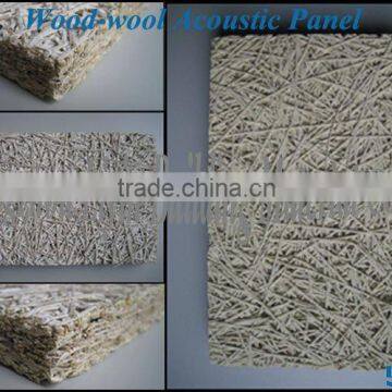 Wood-wool Acoustic Panel Decorative Paneling For Walls