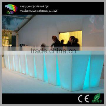 Plastic decorative LED Light Flower Pot /Modern Led Flower Pot Lighting