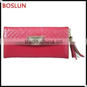 Fashionable top brad leather women leather wallet