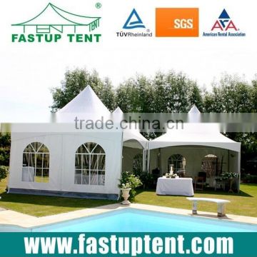 Frame PVC high peak pagoda tent for party wedding outdoor event in Guangzhou