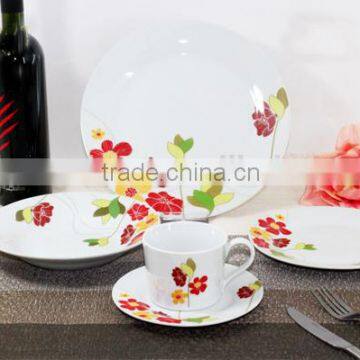 Chinese Restaurant/hotel Dinnerware Ceramic, Porcelain Dinner Set Cheap photo-2