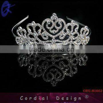 2013 Wholesale Alloy Tiaras Crown For Hair Accesseory