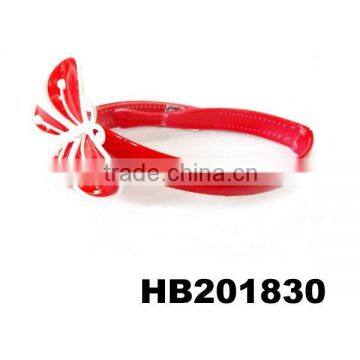 Kids Cute Red Folding Plastic Headband Wholesale
