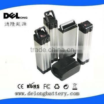 Shenzhen battery manufacturer supply lihtium ion electric bike battery 36v 15ah