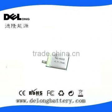 3.7v 150mAh bluetooth headset li-ion polymer battery