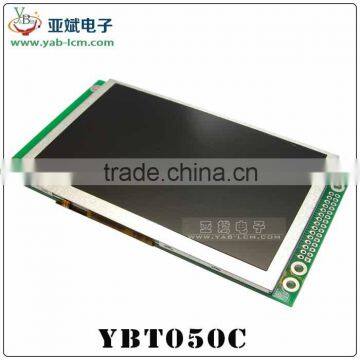 Good Quality 5.0 Inch 800x480 Tft Lcd Modules With Capacitive Touch Panel High Brightness LCD 400cd/m2 photo-2